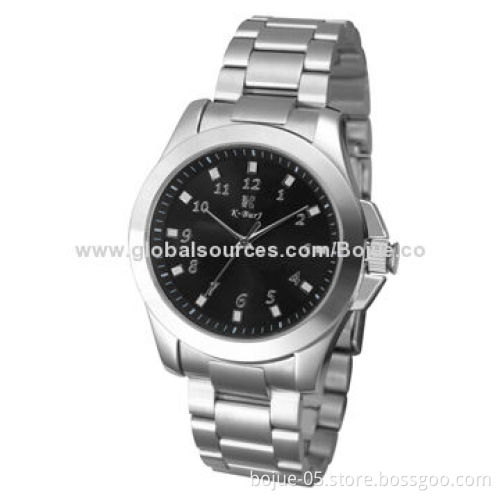 High-grade Quartz Calendar Men's Watch, CE/RoHS Mark